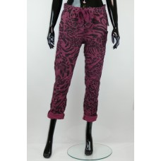 Jogging Pants im Animal Print